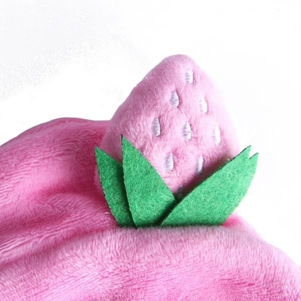 Kattunge Hatt Cat Cross Dressing Hat Strawberry Headbones