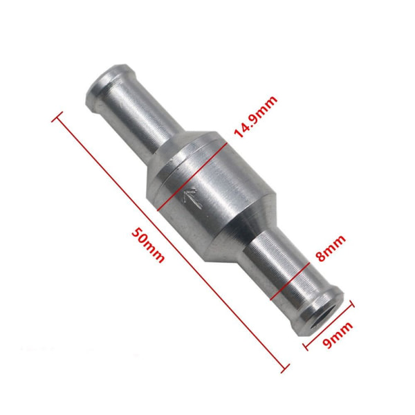 2 kpl Tarkastusventtiiliä Yksitieventtiili 8MM 8mm