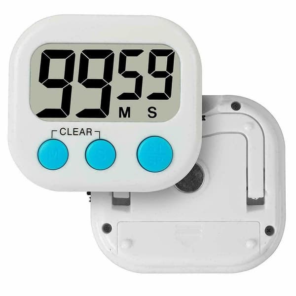 1 ST Kökstimer Digital Timer VIT White