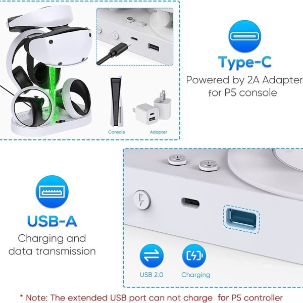 Ladestation VR Controller Oplader Headset Bracket