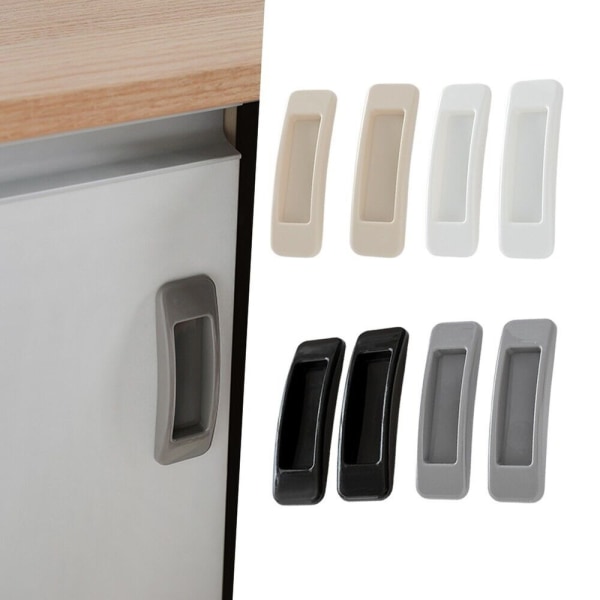 8 STK Håndtak Skap Håndtak SORT 8 STK 8 STK Black 8Pcs-8Pcs
