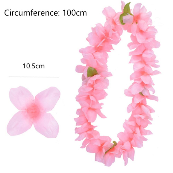 Hawaiian Leis Hula Flowers halskæde 9 9 9