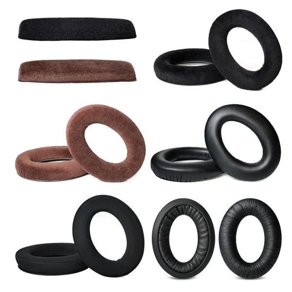 Korvatyynyt Sennheiser HD418 MUSTA Ryppyinen Iho Ryppyinen iho black Wrinkled skin-Wrinkled skin
