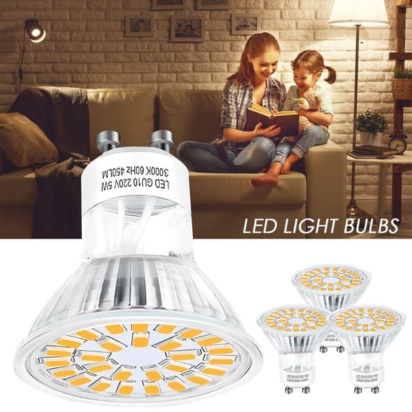 LED lyspærer Halogenpære HVIT HVIT White