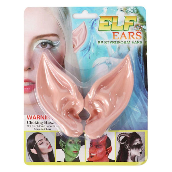 Halloween Latex Elf Ører Elven Ører Rekvisitter HUD HUD Skin