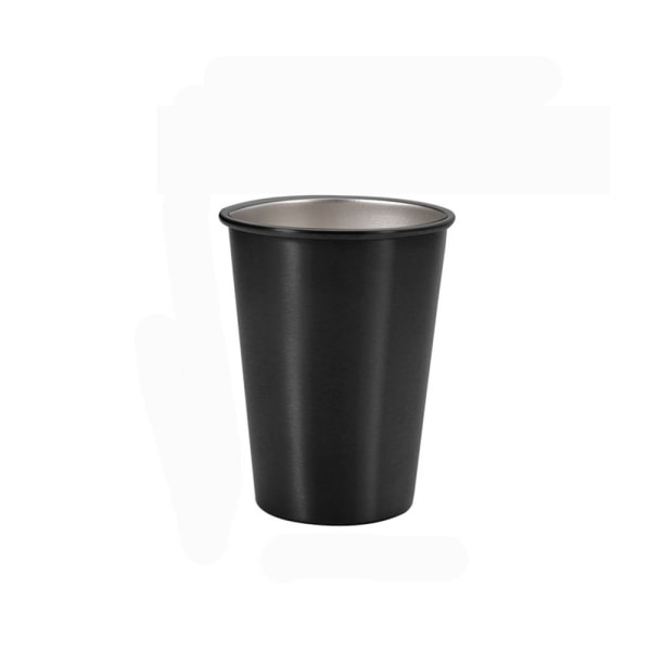 350/500ml Ølkopper 304 Rustfrit Stål SORT 350ML black 350ml