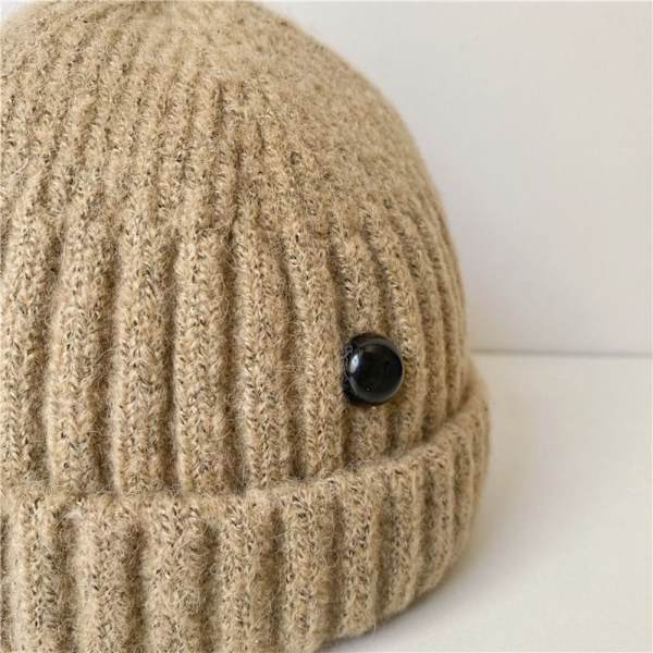 Baby strikket lue for barn Beanie Cap SVART black