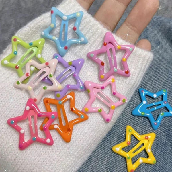 Star Hair Clips Star BB -hiusklipsit 7 7 7