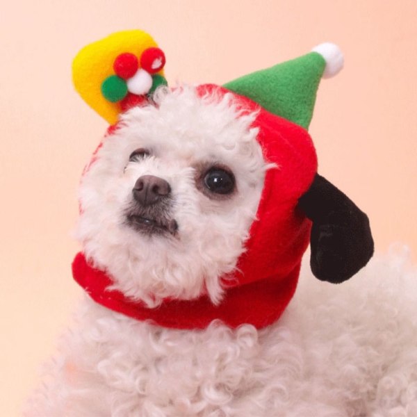 Julhundhatt Santa Pet Cap STIL 4 STIL 4 Style 4