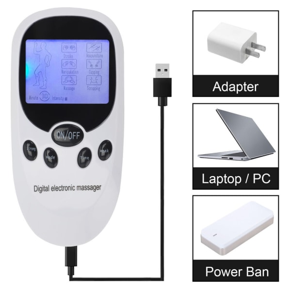 Sähköhierontalaite Tens Machine Massager Pulse