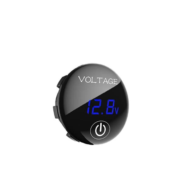 Digital voltmeter Batterikapasitetsmåler ORANSJE Orange