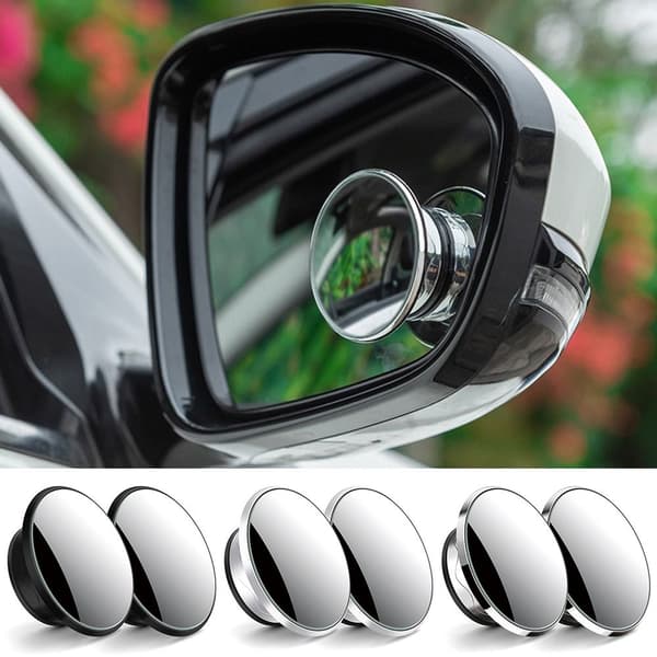 2 stk blindsone speil 360 grader SØLV 2 STK 2 STK Silver 2Pcs-2Pcs