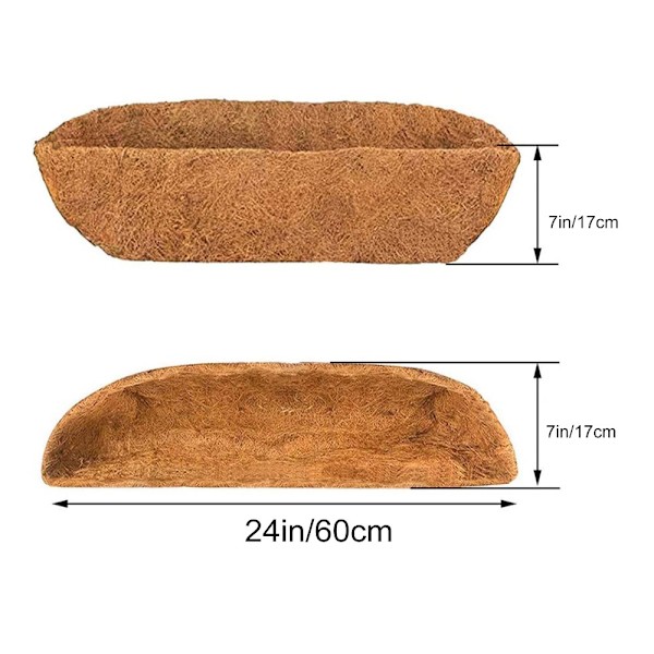Hängande korgfoderplanterare 24INCH 24inch