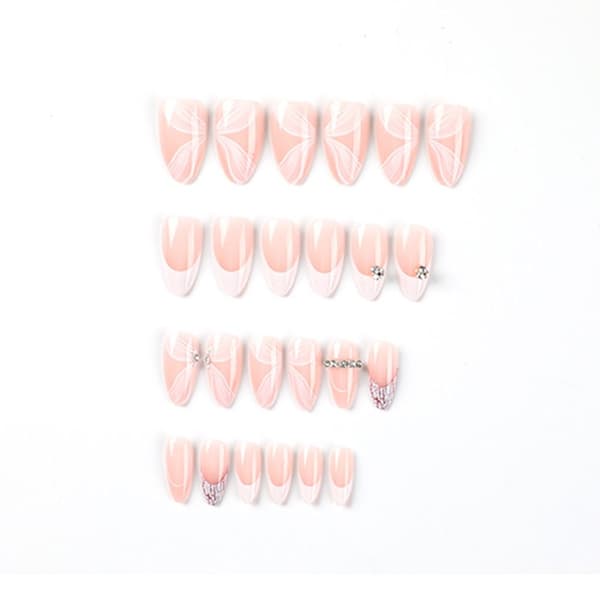 False Nails Long Almond 1 1 1