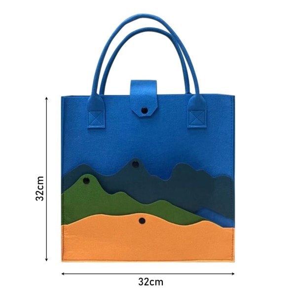 Tote Bag Shopping Bag GRØNN Green