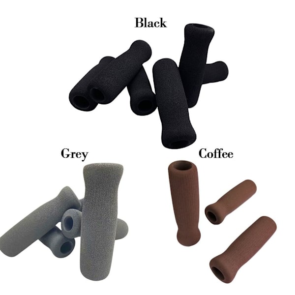 2stk EVA Håndstang Svamp Klatrepinnedeler GRÅ 2STK Grey 2pcs