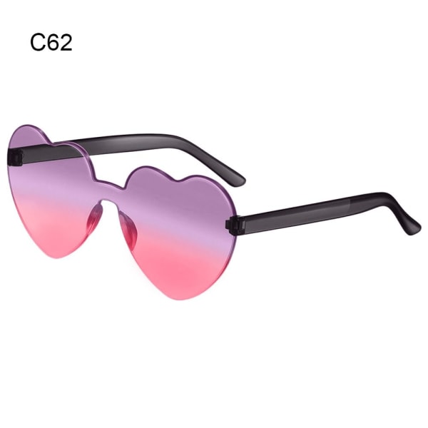 Hjerteformede solbriller Hjertebriller C62 C62 C62