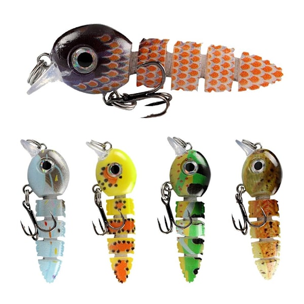 Fiskelokker Agn Multi-Jointed Fishing Lure 2 2 2