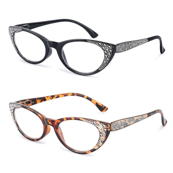 Läsglasögon Glasögon LEOPARD PRINT STRENGTH 200 Leopard print Strength 200