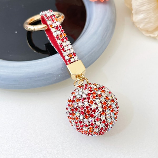Crystal Key Ring Avaimenperä PUNAINEN red