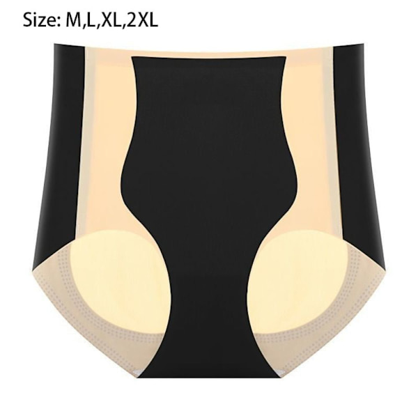 Hip Lifting Color Panel Alushousut Ice Silk Muotoilevat alushousut BLACK M black M