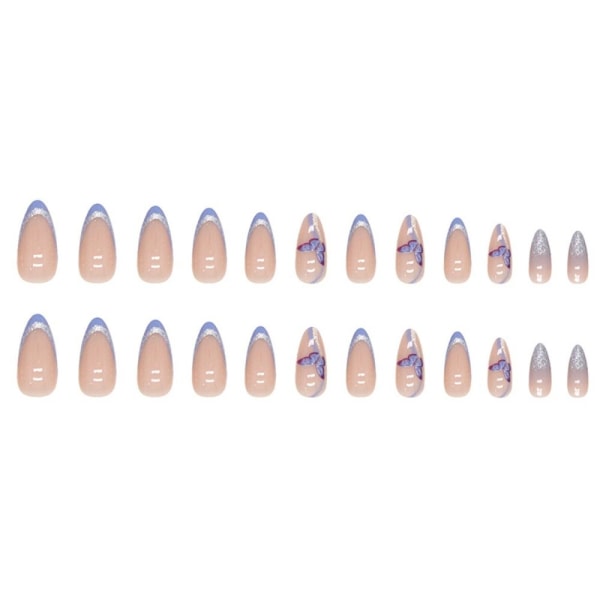 24stk False Nails Short Almond W431 W431 W431