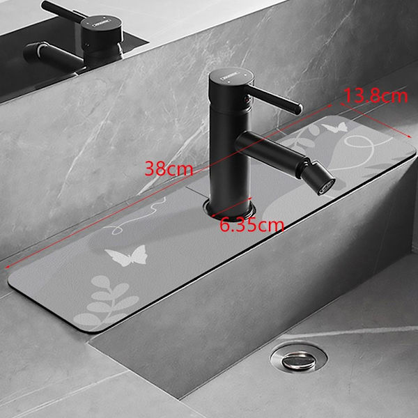 Vandhane afløbsmåtte Skridsikret absorberende pude 3 3 3