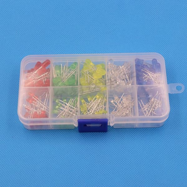 200st LED Lamp Beads 5mm LED Light Light Emitting Diode 3mm and 5mm200pcs