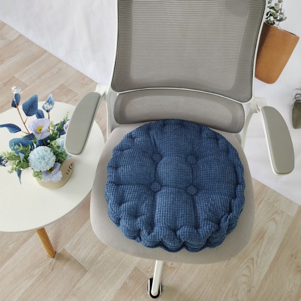 Pute Pute Stol Setepute FIRKANT-BLÅ KVADRAT-BLÅ Square-Blue