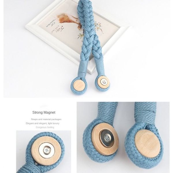 2kpl Magneettinen verhopidin Verhopidike BEIGE beige