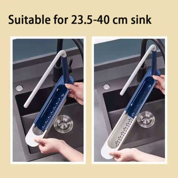 Pyyheripustin Sink Organizer SININEN Blue