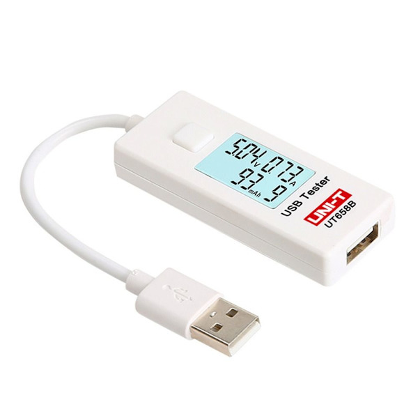 USB Tester Energimonitor Spenningsstrømdetektor