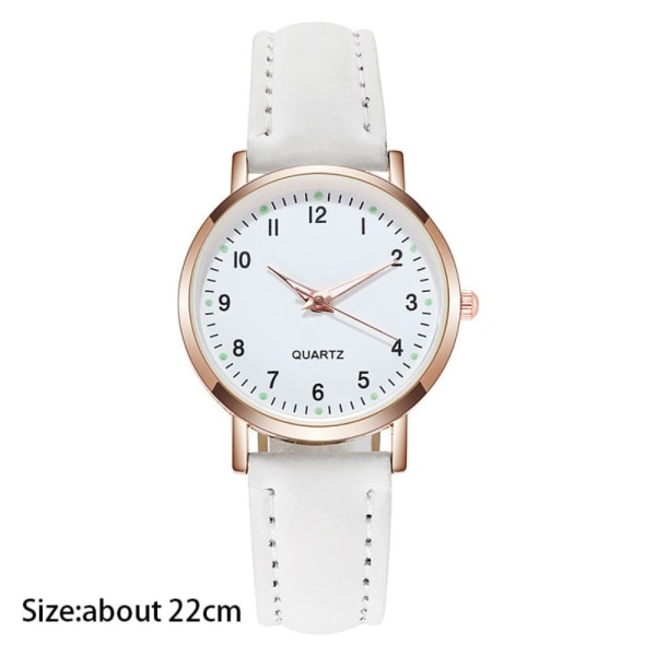 Quartz Armbåndsur Selvlysende Klokke ROSA pink
