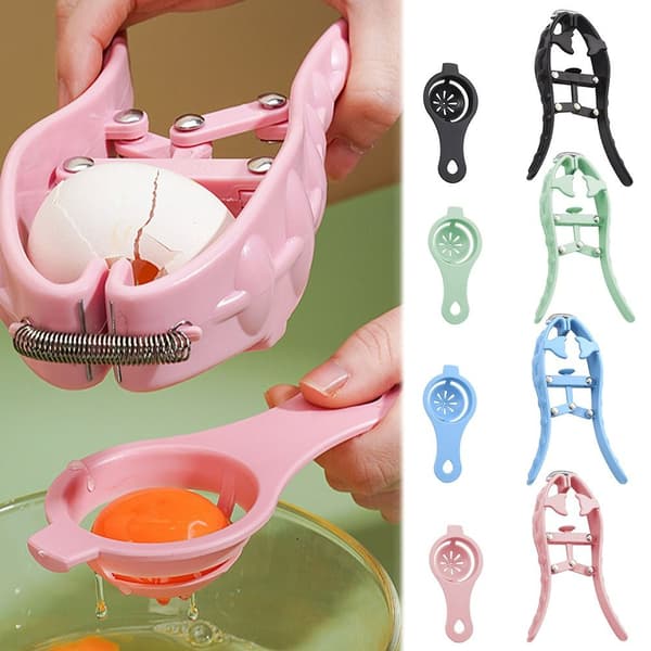 Creative Egg Avaaja Munankeltuainen Erotin Vihannessilppuri MUSTA Black