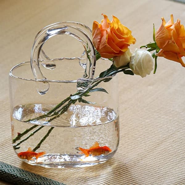 Glasvaser Kurvepose TRANSPARENT transparent