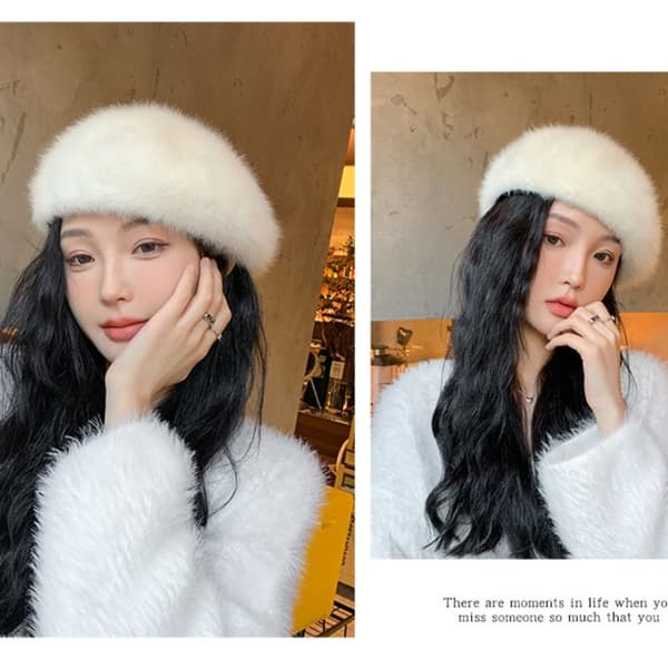 Ull Berets Filthatt KHAKI Khaki