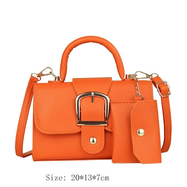 Crossbody Top Handle Laukut Single Olkalaukku ORANSSI orange