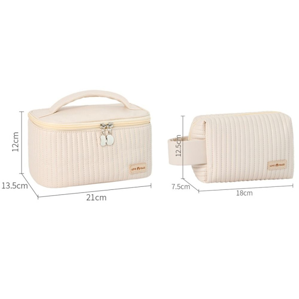 Kosmetiska väskor Makeup Organizer BEIGE 2 2 beige 2-2