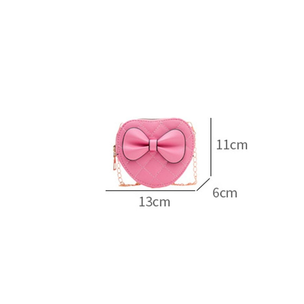 Girls Crossbody Laukku Lasten Heart Käsilaukut MUSTA black