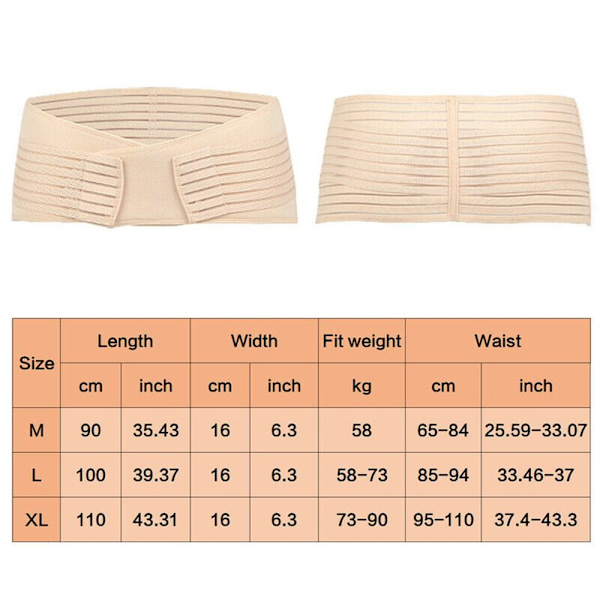 Lumbal höftbälte Ledvärkstöd XL XL