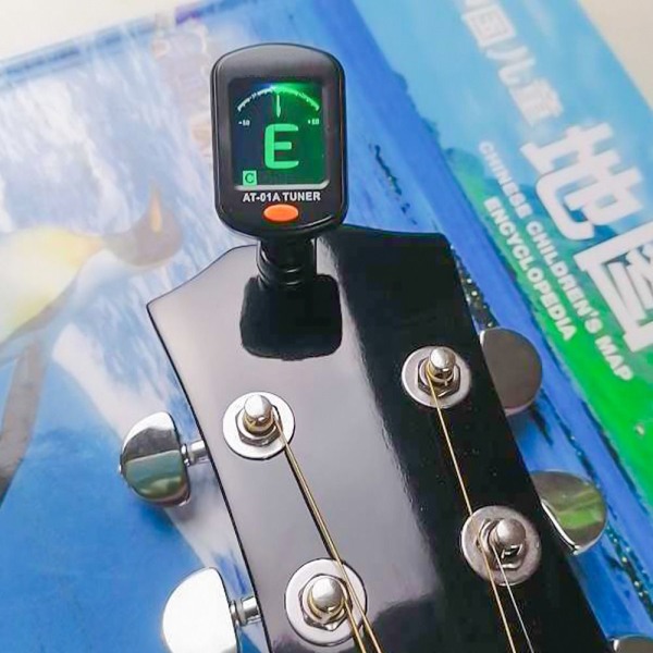 Gitartuner Digital kromatisk bassfiolindeler