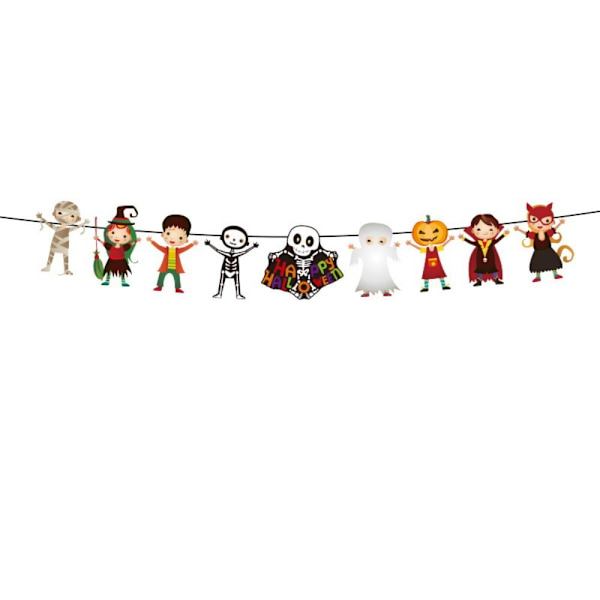 2kpl Halloween-banneri taustakoristeriipus STYLE 3 STYLE 3 Style 3