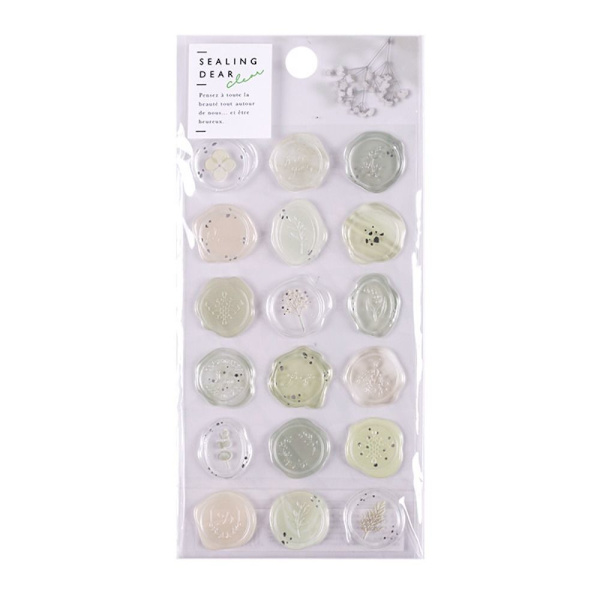 36/54 STK Voksforseglingsstempel-stempelklistremerker C(36PCS) C(36PCS) C(36PCS)