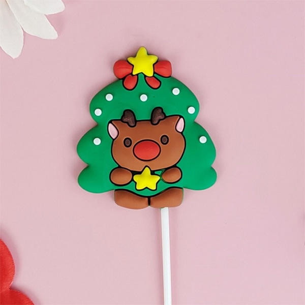 1/5 ST Christmas Cake Toppers God Jul 1 1 1