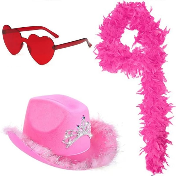 Cowboyhatt Fluffy Feather Boa 1 1 1