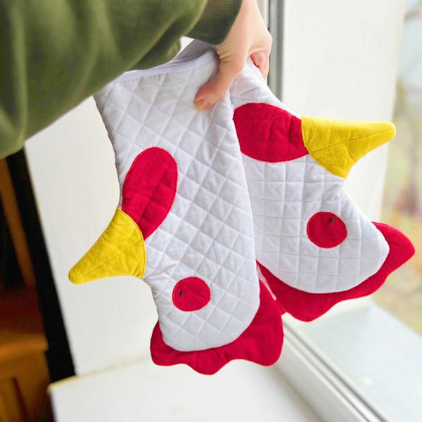 Rooster Trim Ovnhandsker Mikrobølgehandsker 2STK 2STK 2pcs