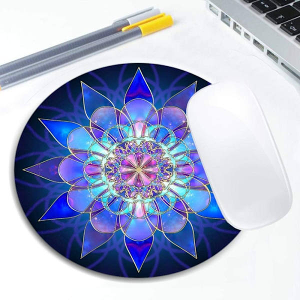 Datorkontormusmatta Sovsal Office Desktop vadderar blomma