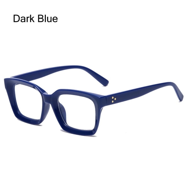 Vintage fyrkantiga glasögon Datorglasögon MÖRKBLÅ MÖRKBLÅ Dark Blue