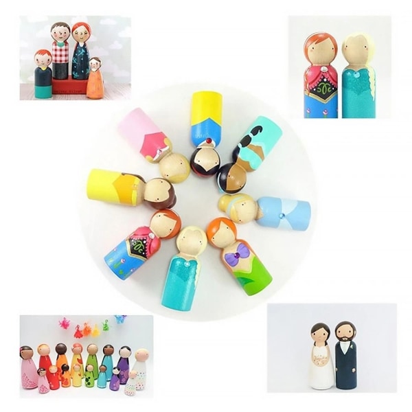 Wooden Doll Peg People 35MMGIRL GIRL 35MMGirl