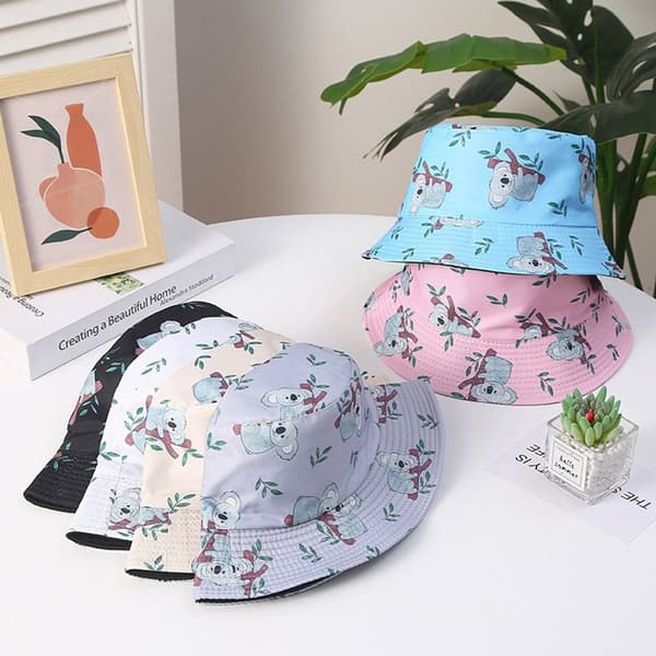 Sommar Bucket Hat Cap VIT White